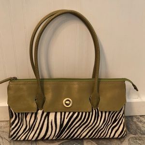 Zebra shoulder bag by Pelle Studio